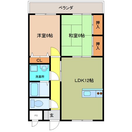 マンションＦ・Ｄ・Ｋの物件間取画像